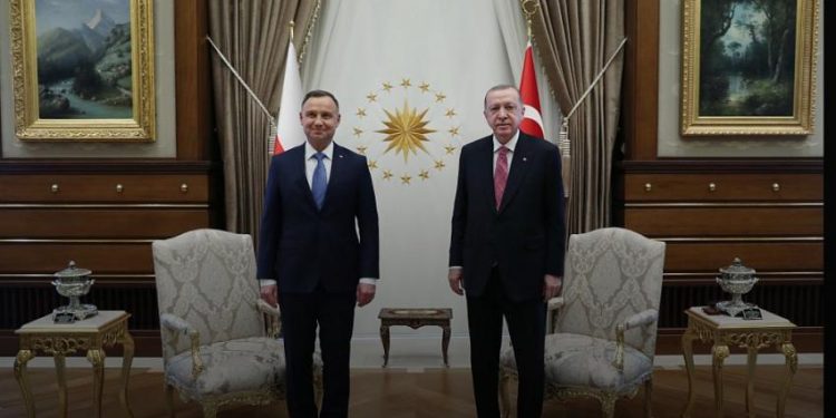 Cumhurbaşkanı Erdoğan, Polonya Cumhurbaşkanı Duda ile görüştü