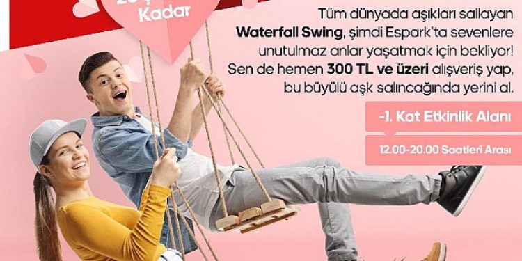 Espark’ta 14 Şubat, Aşk Şelalesi ile Bir Başka!