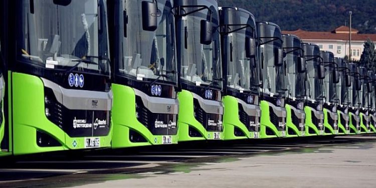 Büyükşehir’in 22 yeni otobüsü seferlere başladı