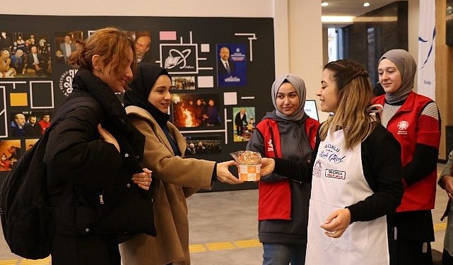 Finallere Çalışan Öğrencilere “Anne Eli Lezzetler”